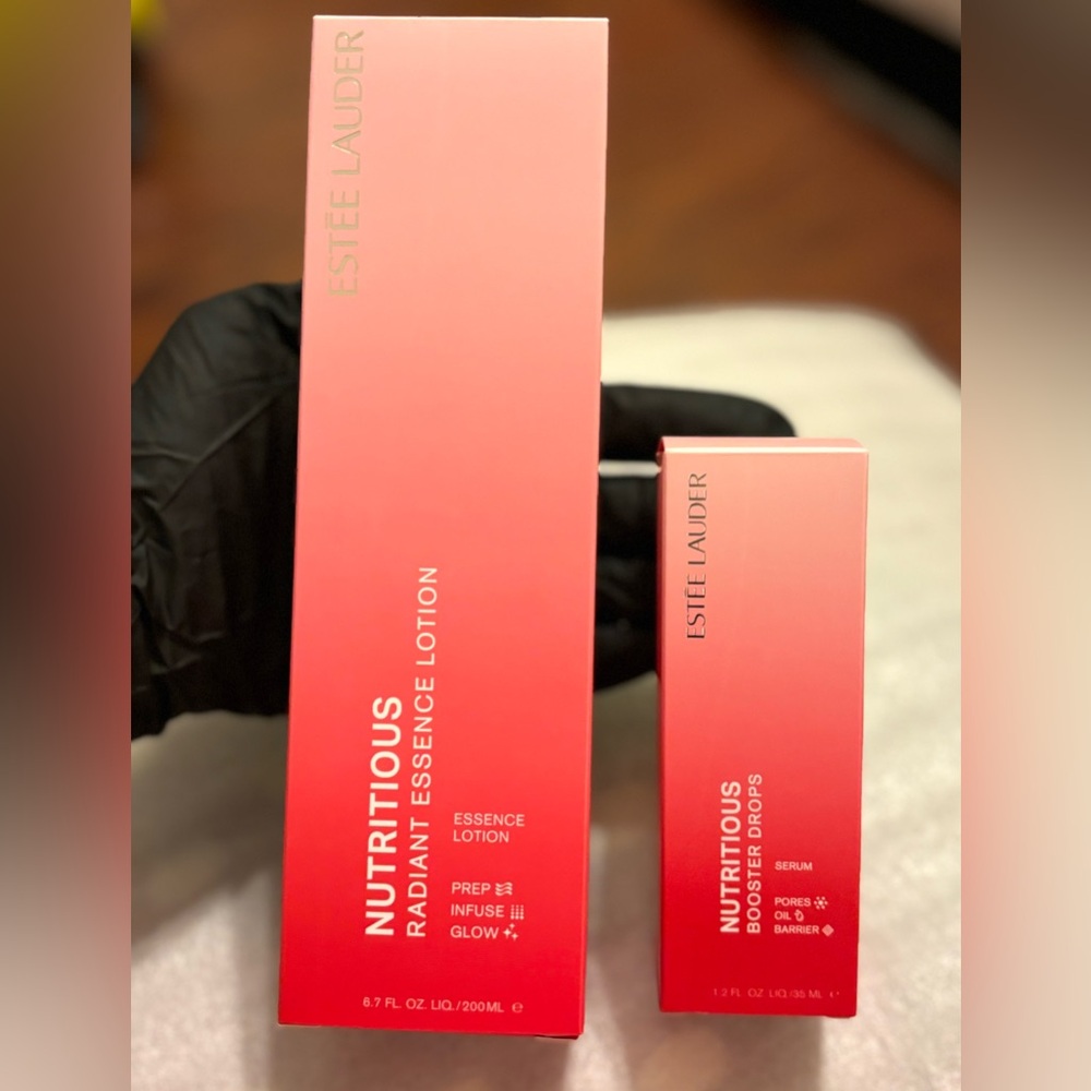 ❗️SALE❗️✨New✨Estee Lauder Nutritious Radiant Essence Lotion & Booster Drops Duo✨